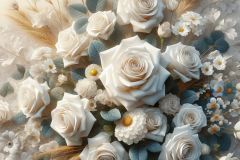 bouquet-white-roses