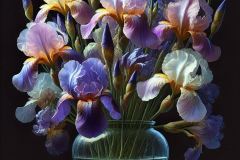 beautiful-iris-flowers-in-glass-vase